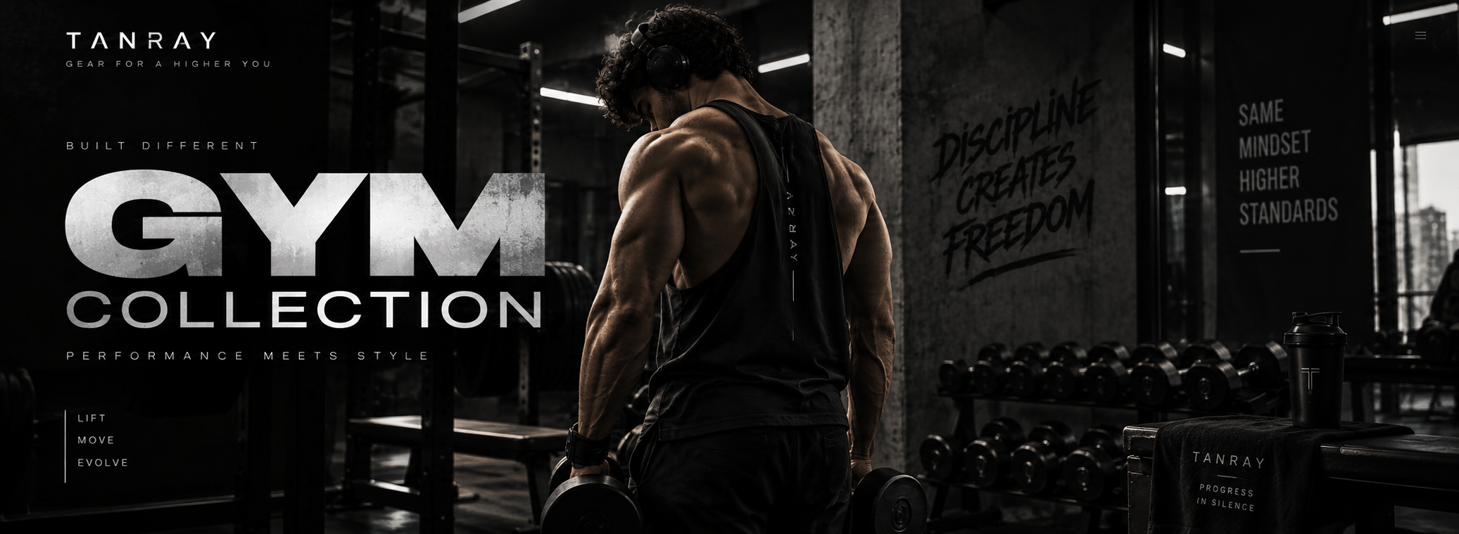 Tanray Gym Collection // Built Different - Performance Meets Style